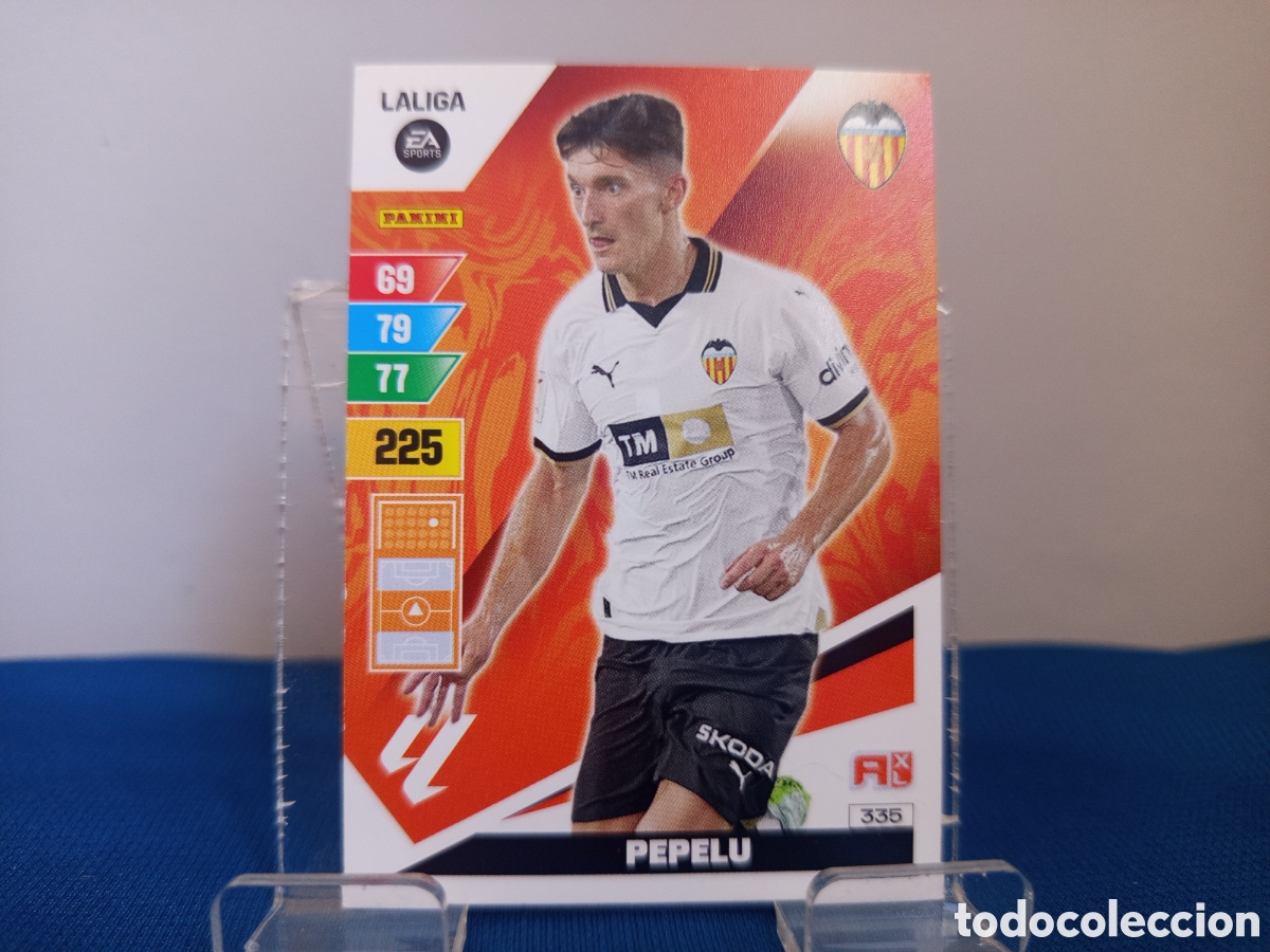 Figurine di Calcio: ❇️ CROMO CARD ⚽ PEPELU VALENCIA 335 LIGA 2023 2024 23 24 ADRENALYN XL PANINI ❇️