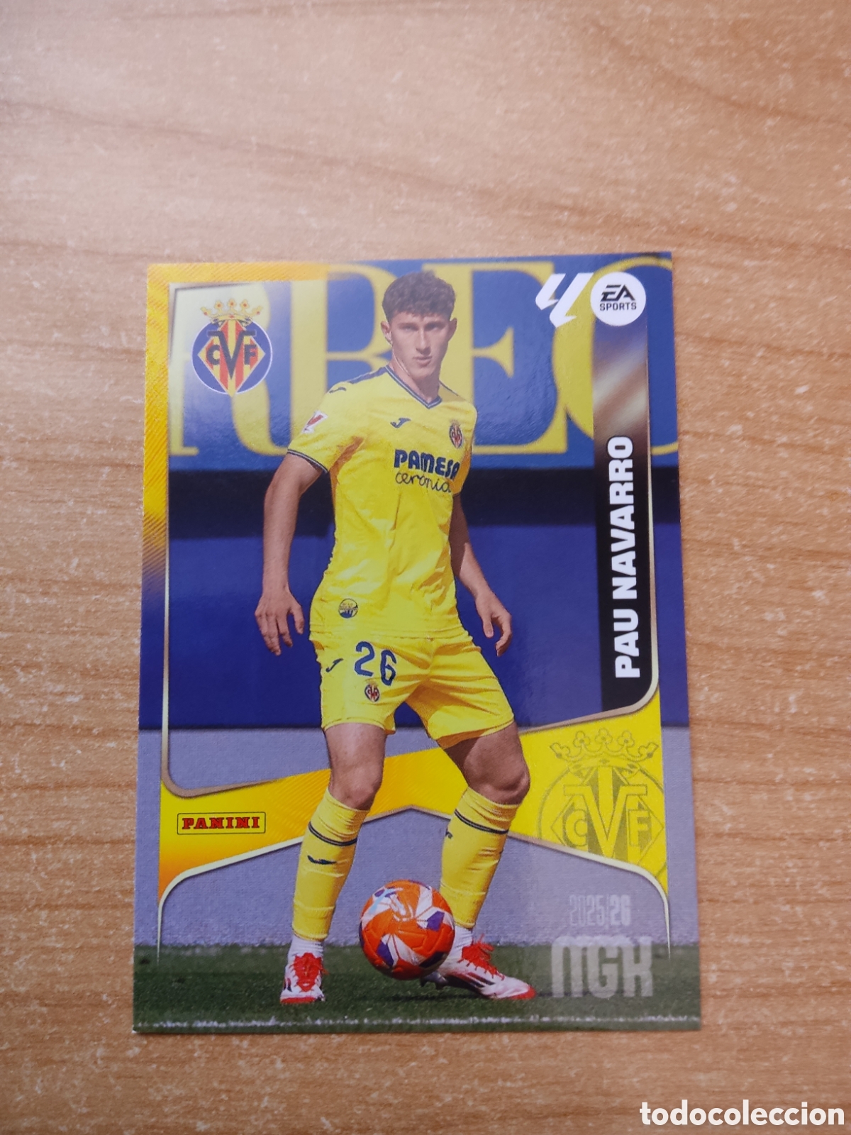 Cromos de f&uacute;tbol: 364 PAU NAVARRO VILLARREAL MEGACRACKS 2025 2026