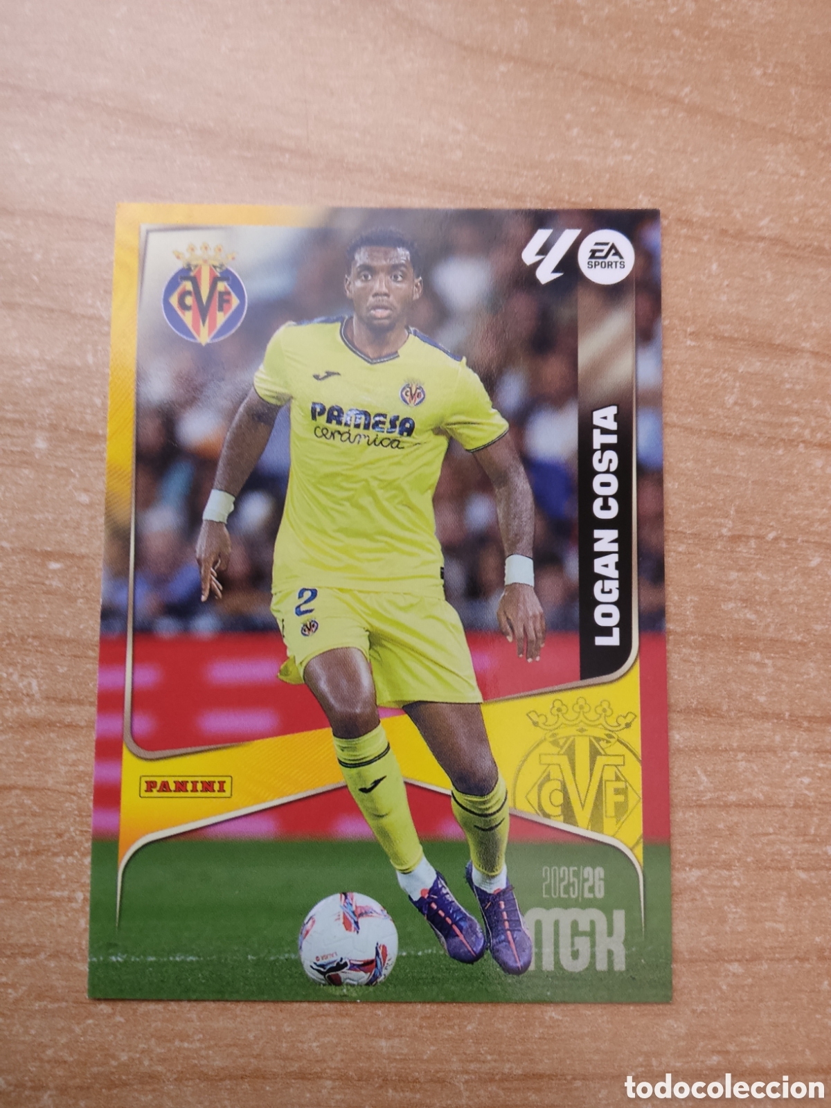 Cromos de f&uacute;tbol: 366 LOGAN COSTA VILLARREAL MEGACRACKS 2025 2026