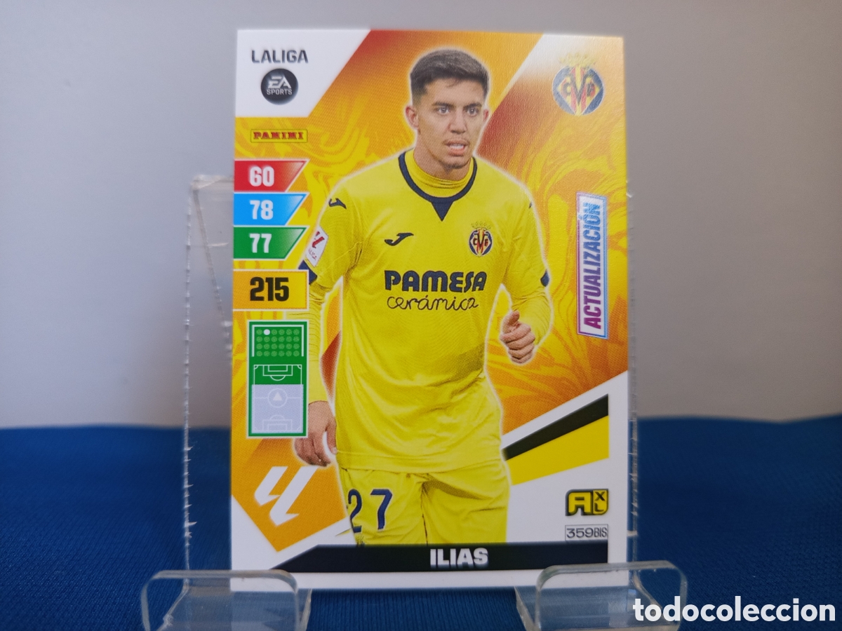 Figurine di Calcio: ❇️ CROMO CARD ⚽ ILIAS VILLARREAL 359 BIS ACTUALIZACI&Oacute;N LIGA 2023 2024 23 24 ADRENALYN XL PANINI ❇️