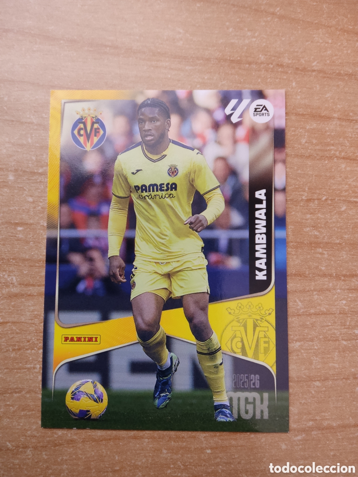 Cromos de f&uacute;tbol: 367 KAMBWALA VILLARREAL MEGACRACKS 2025 2026