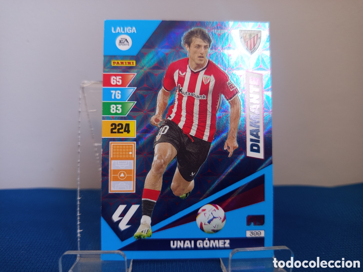Figurine di Calcio: ❇️ CROMO ⚽ UNAI G&Oacute;MEZ ATHLETIC DE BILBAO 399 DIAMANTE LIGA 2023 2024 23 24 ADRENALYN XL PANINI ❇️