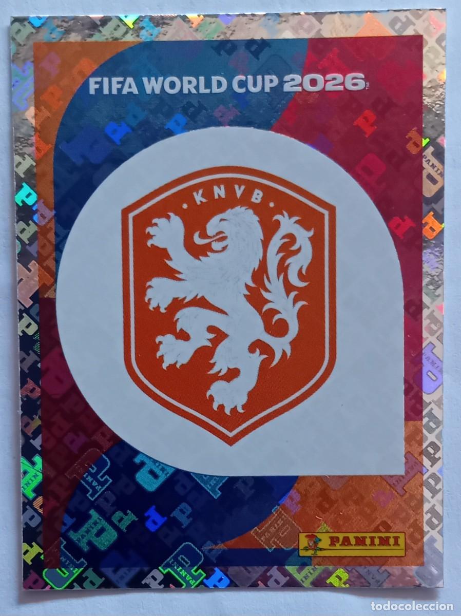 Cromos de f&uacute;tbol: Figurina Panini 2026 Cromo World Cup Usa Mundial 2026 scudetto escudo badge Netherlands n NED 1
