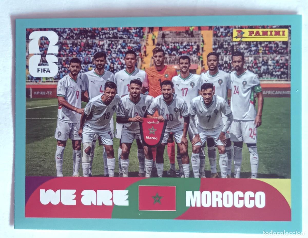 Cromos de f&uacute;tbol: Figurina Panini 2026 Cromo World Cup Usa Mundial 2026 squadra alineaci&oacute;n team Morocco n MAR 13