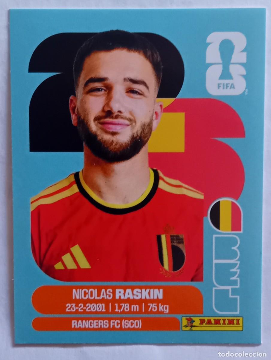 Cromos de f&uacute;tbol: Figurina Panini 2026 Cromo World Cup Usa Mundial 2026 Nicolas Raskin Belgium n BEL 11