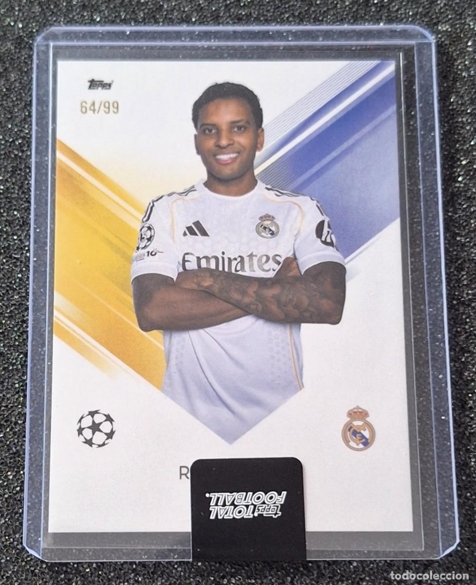 Cromos de f&uacute;tbol: Rodrygo Real Madrid Topps Total Football 64/99