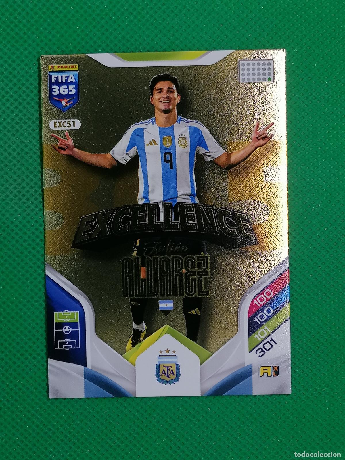 Cromos de f&uacute;tbol: EXC 51 EXC51 JULIAN ALVAREZ ARGENTINA EXCELLENCE ⚽ PANINI ADRENALYN FIFA 365 2025 2026 25 26 ⚽