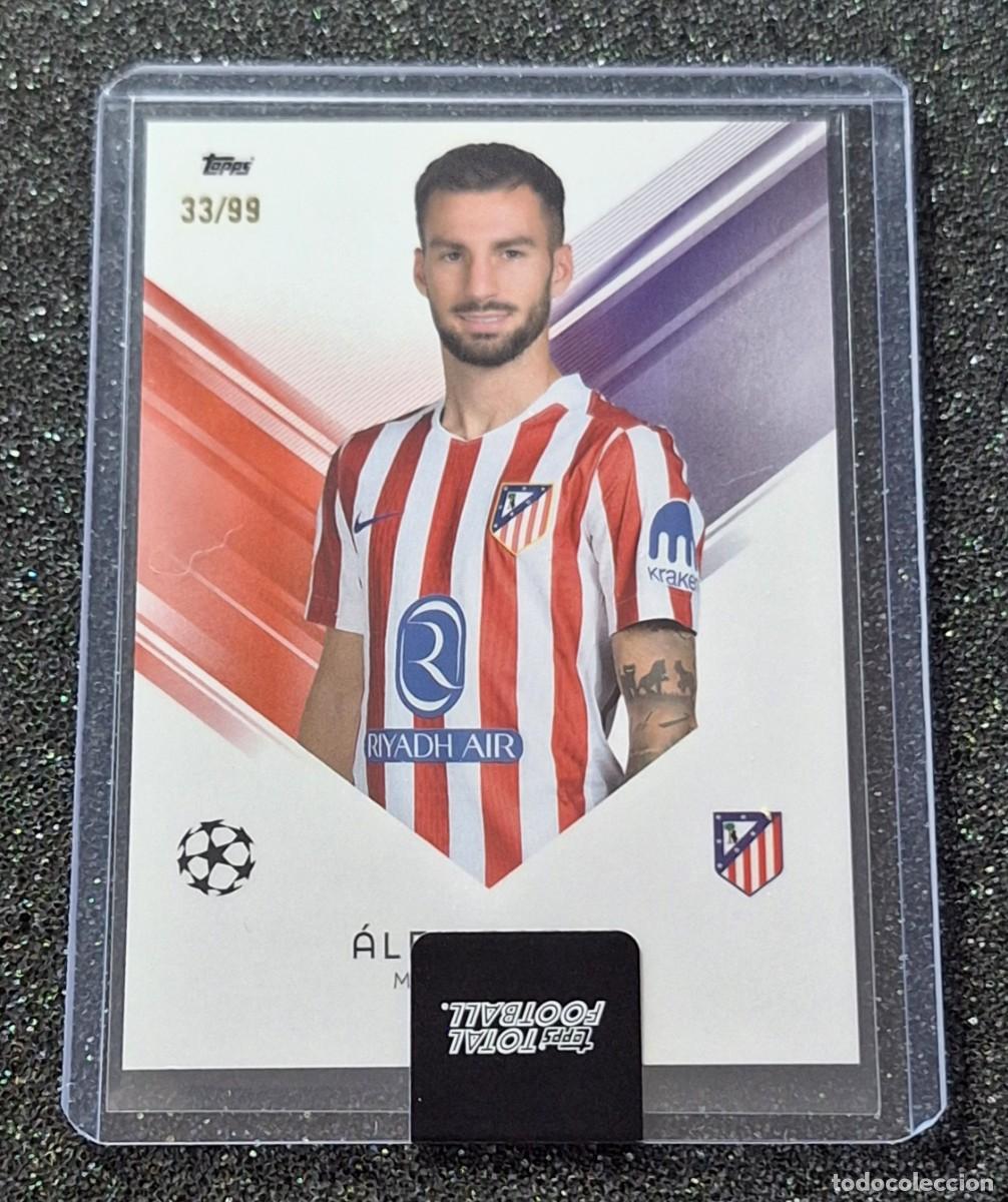 Cromos de f&uacute;tbol: Alex Baena Atletico de Madrid Topps Total Football 33/99