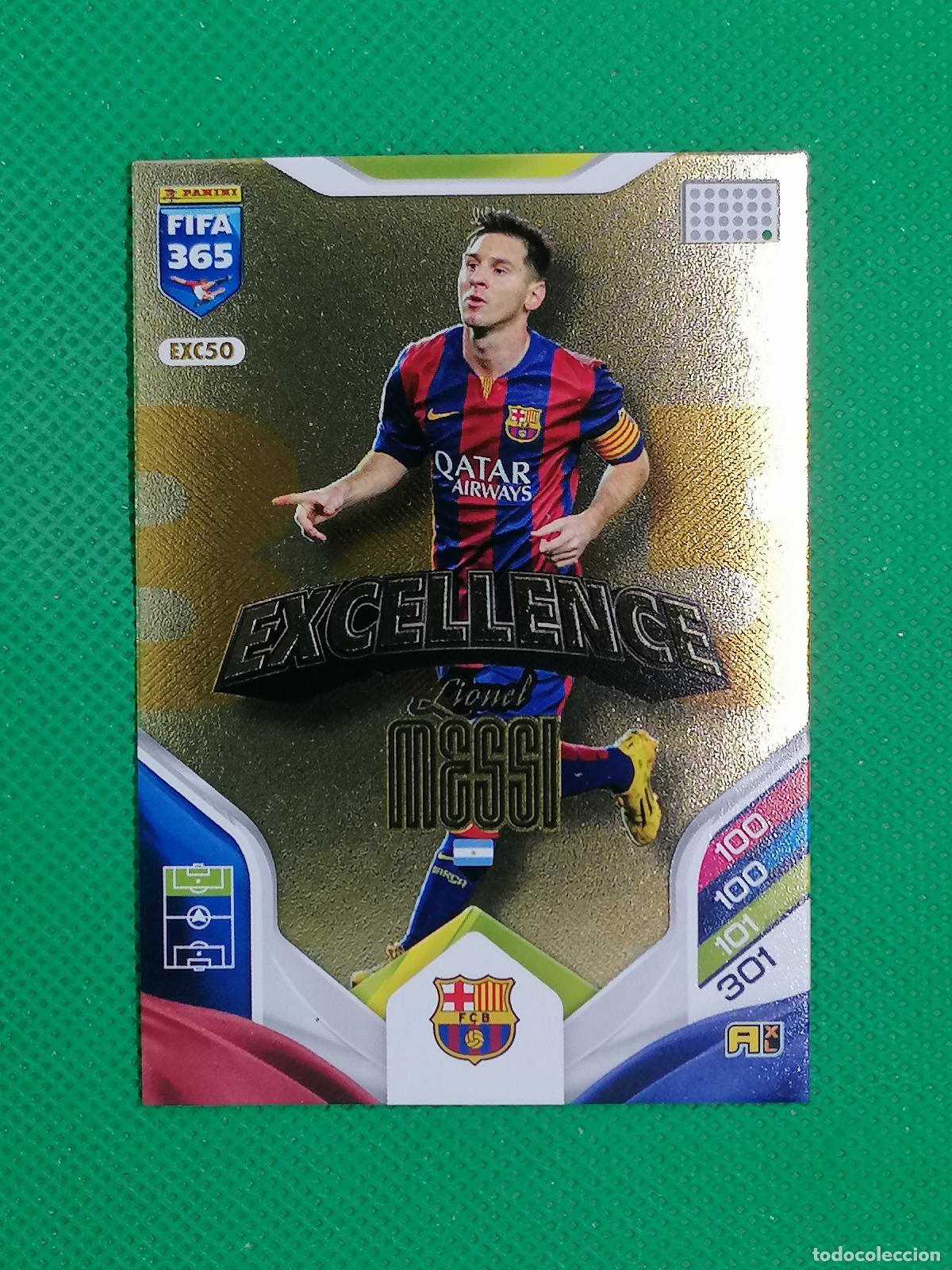 Cromos de f&uacute;tbol: EXC 50 EXC50 LIONEL MESSI BARCELONA EXCELLENCE ⚽ PANINI ADRENALYN FIFA 365 2025 2026 25 26 ⚽