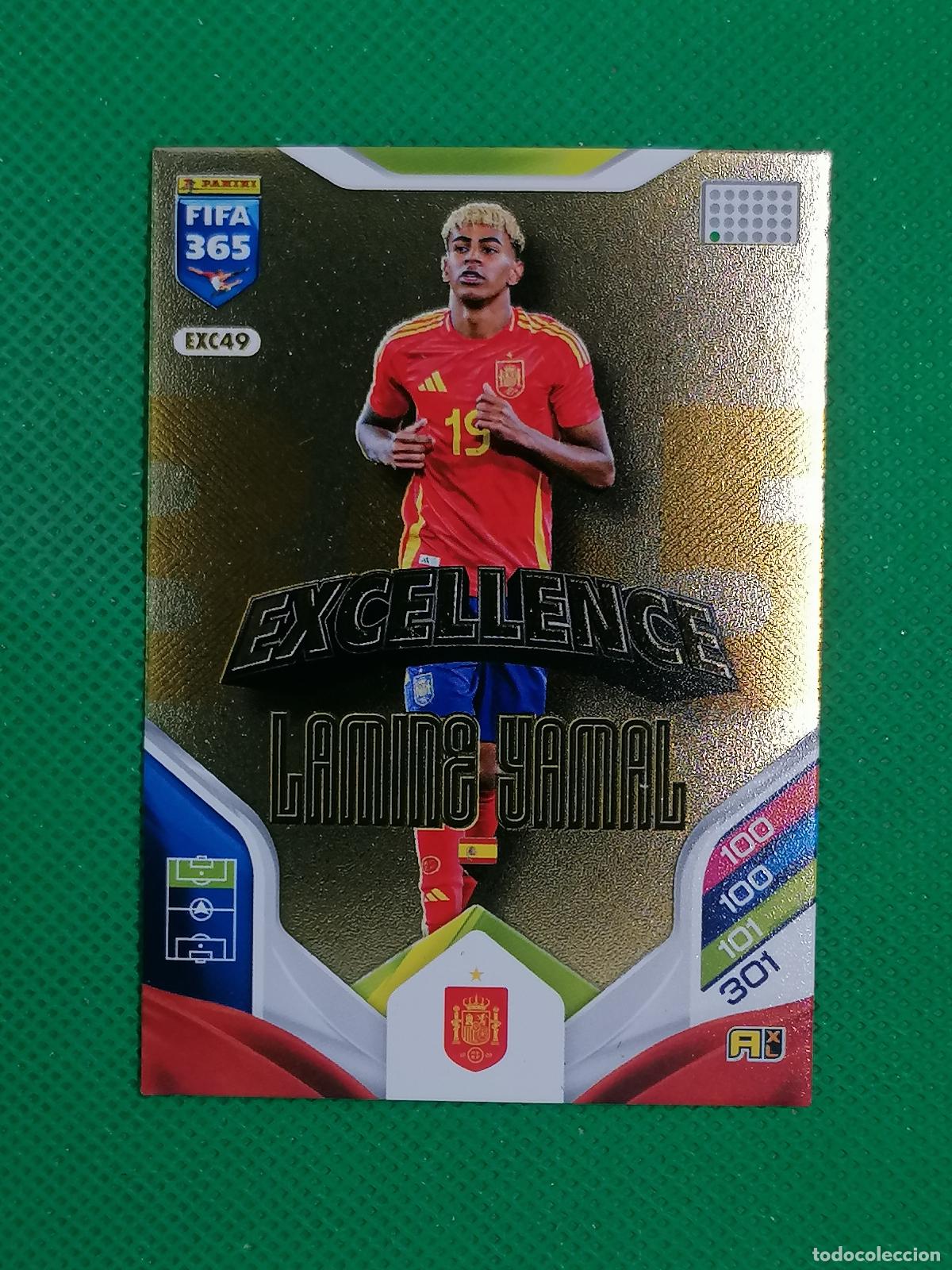 Cromos de f&uacute;tbol: EXC 49 EXC49 LAMINE YAMAL ESPA&Ntilde;A SPAIN EXCELLENCE ⚽ PANINI ADRENALYN FIFA 365 2025 2026 25 26 ⚽