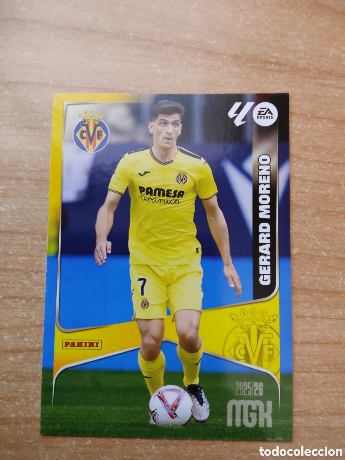 Cromos de f&uacute;tbol: 378 GERARD MORENO VILLARREAL MEGACRACKS 2025 2026
