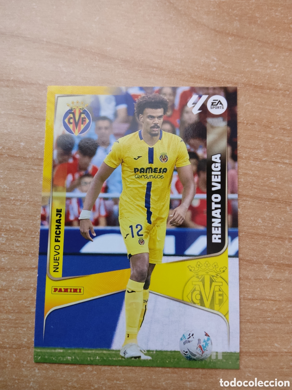 Cromos de f&uacute;tbol: 487 RENATO VEIGA NUEVO FICHAJE VILLARREAL MEGACRACKS 2025 2026