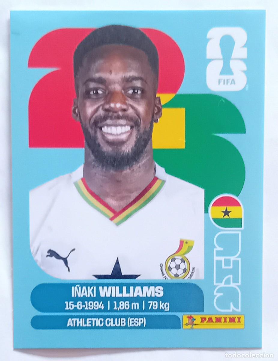 Cromos de f&uacute;tbol: Figurina Panini 2026 Cromo World Cup Usa Mundial 2026 I&ntilde;aki Williams Ghana n GHA 15