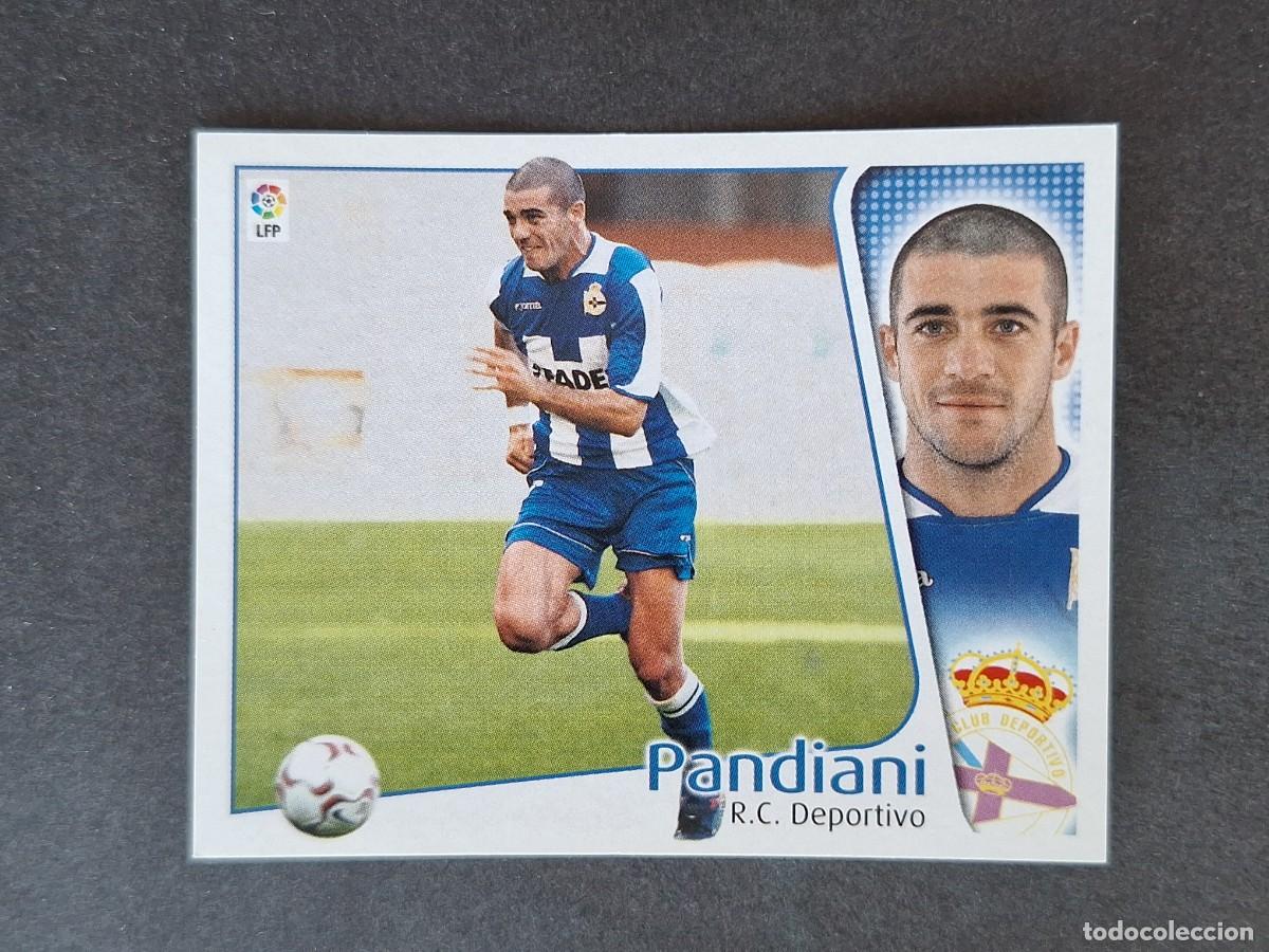 Cromos de f&uacute;tbol: L5 PANDIANI DEPORTIVO DE LA CORU&Ntilde;A LIGA ESTE 2004 2005 04 05 NUNCA PEGADO SIN PEGAR