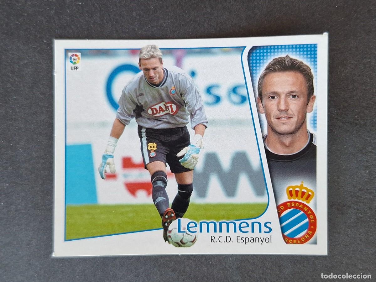 Figurine di Calcio: L5 LEMMENS R. C. D. ESPA&Ntilde;OL LIGA ESTE 2004 2005 04 05 NUNCA PEGADO SIN PEGAR