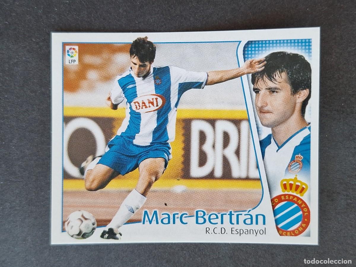Figurine di Calcio: L5 MARC BERTRAN R. C. D. ESPA&Ntilde;OL LIGA ESTE 2004 2005 04 05 NUNCA PEGADO SIN PEGAR