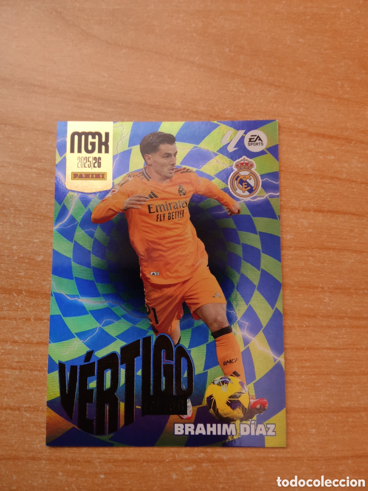Figurine di Calcio: 381 BRAHIM DIAZ VERTIGO POWER REAL MADRID MEGACRACKS 2025 2026