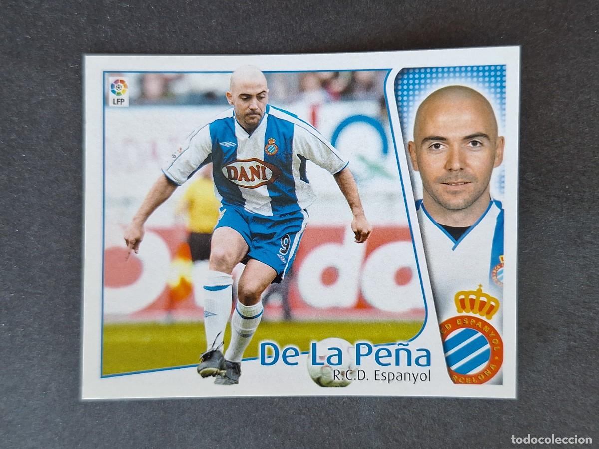 Fu&szlig;ball-Sticker: L5 DE LA PE&Ntilde;A R. C. D. ESPA&Ntilde;OL LIGA ESTE 2004 2005 04 05 NUNCA PEGADO SIN PEGAR