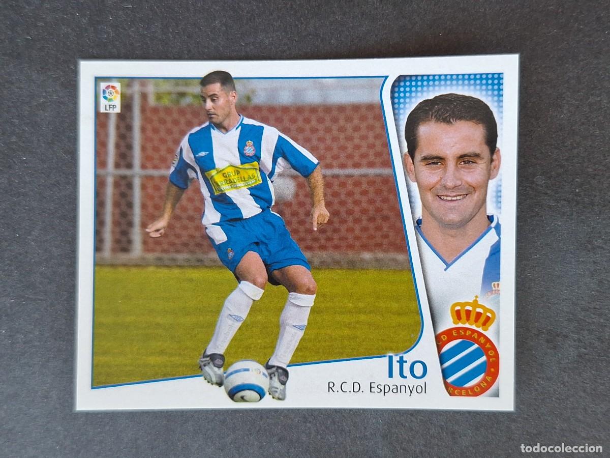 Fu&szlig;ball-Sticker: L5 ITO R. C. D. ESPA&Ntilde;OL LIGA ESTE 2004 2005 04 05 NUNCA PEGADO SIN PEGAR