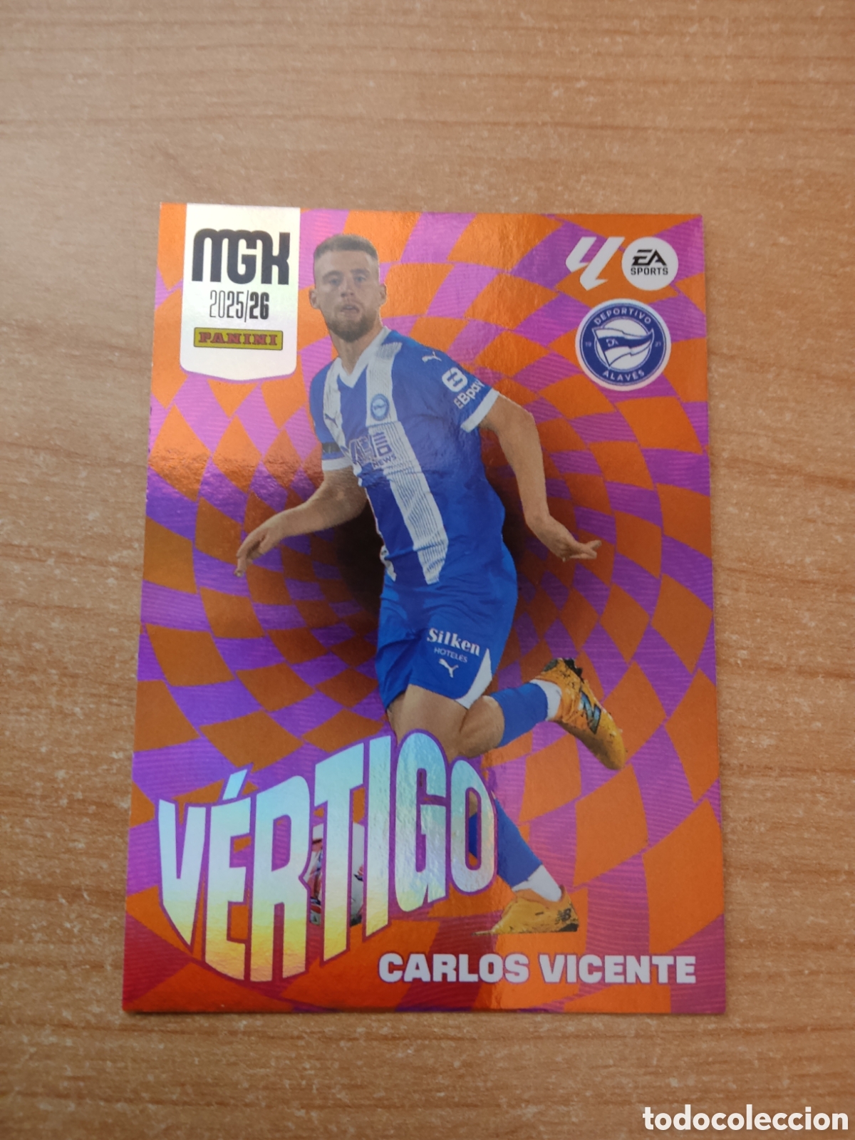 Cromos de f&uacute;tbol: 382 CARLOS VICENTE VERTIGO ALAVES MEGACRACKS 2025 2026