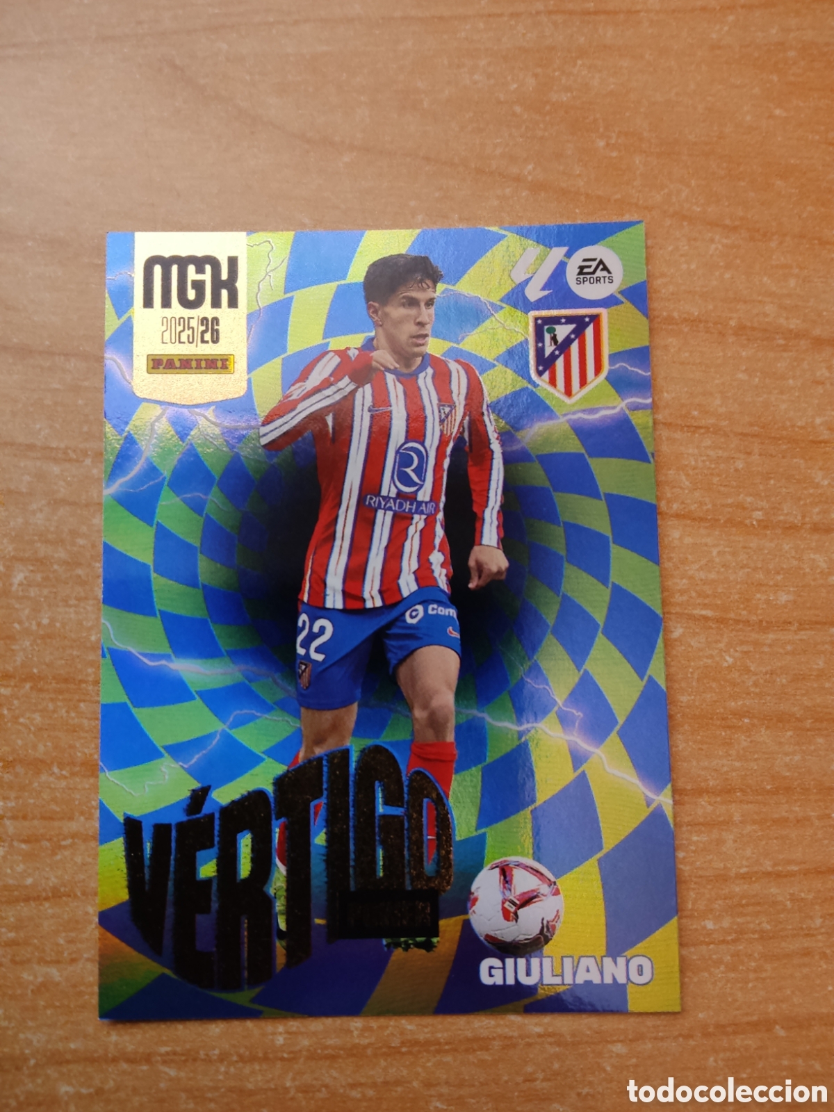 Cromos de f&uacute;tbol: 383 GIULIANO SIMEONE VERTIGO POWER ATLETICO MADRID MEGACRACKS 2025 2026