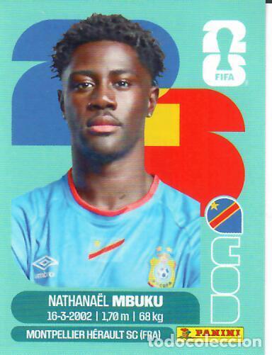 Cromos de f&uacute;tbol: CROMO PANINI MUNDIAL WORLD CUP 2026 - COD20 COD 20 - MBUKU - CONGO