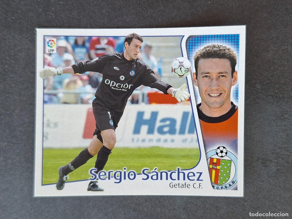 Cromos de f&uacute;tbol: L5 SERGIO SANCHEZ GETAFE C. F. LIGA ESTE 2004 2005 04 05 NUNCA PEGADO SIN PEGAR