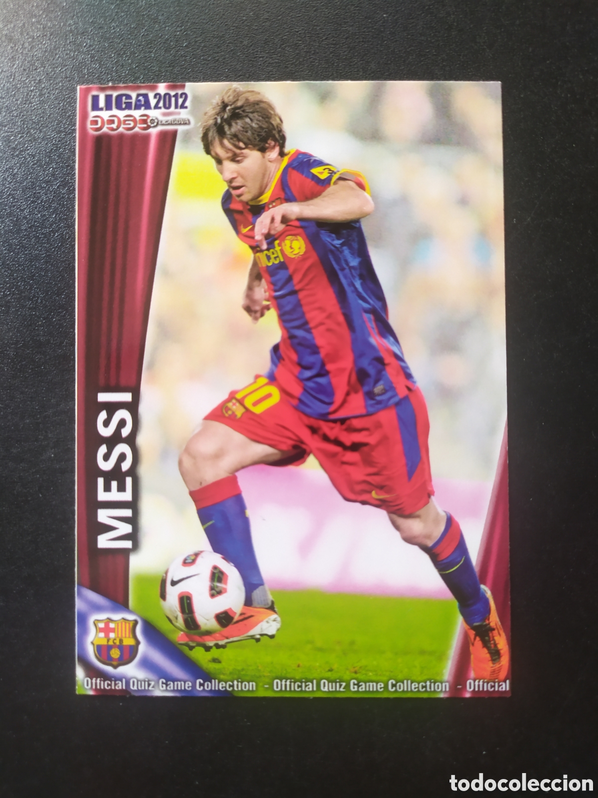 Figurine di Calcio: Mundicromo fichas Liga 2011 2012 11 12 Messi error n&deg; 18 Barcelona