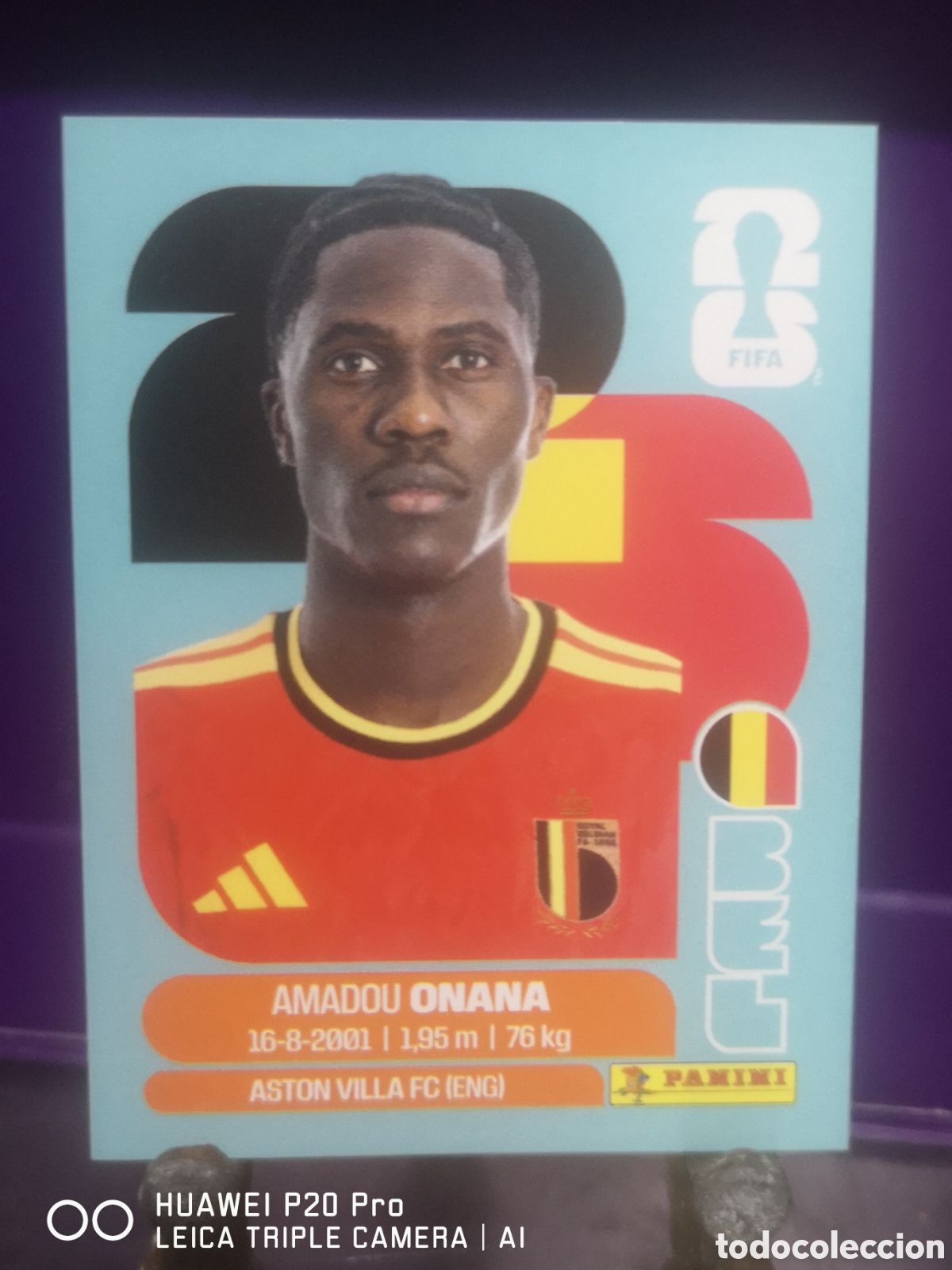 Figurine di Calcio: FIFA WORLD CUP MUNDIAL 2026 AMADOU ONANA - BEL 10
