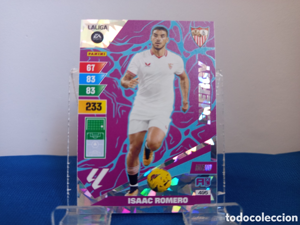 Figurine di Calcio: ❇️ CROMO CARD ⚽ ISAAC ROMERO SEVILLA 495 ENERGY LIGA 2023 2024 23 24 ADRENALYN XL PANINI ❇️