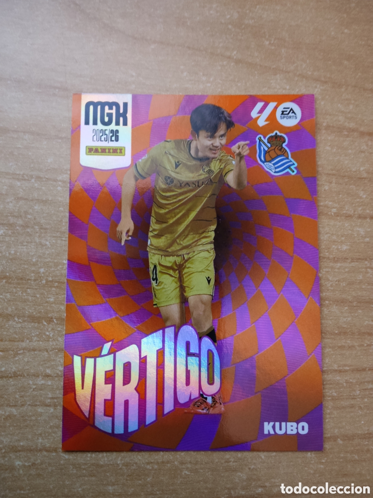 Figurine di Calcio: 384 KUBO VERTIGO REAL SOCIEDAD MEGACRACKS 2025 2026