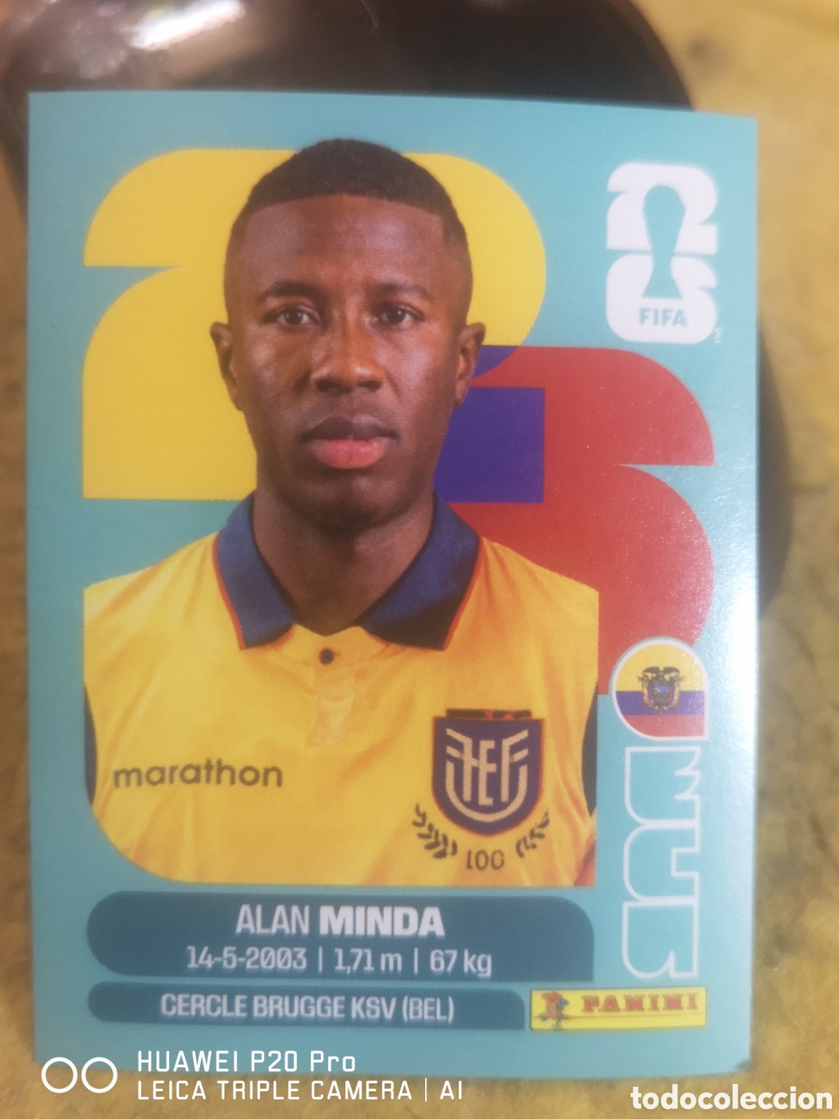 Figurine di Calcio: FIFA WORLD CUP MUNDIAL 2026 ALAN MINDA - ECU 18