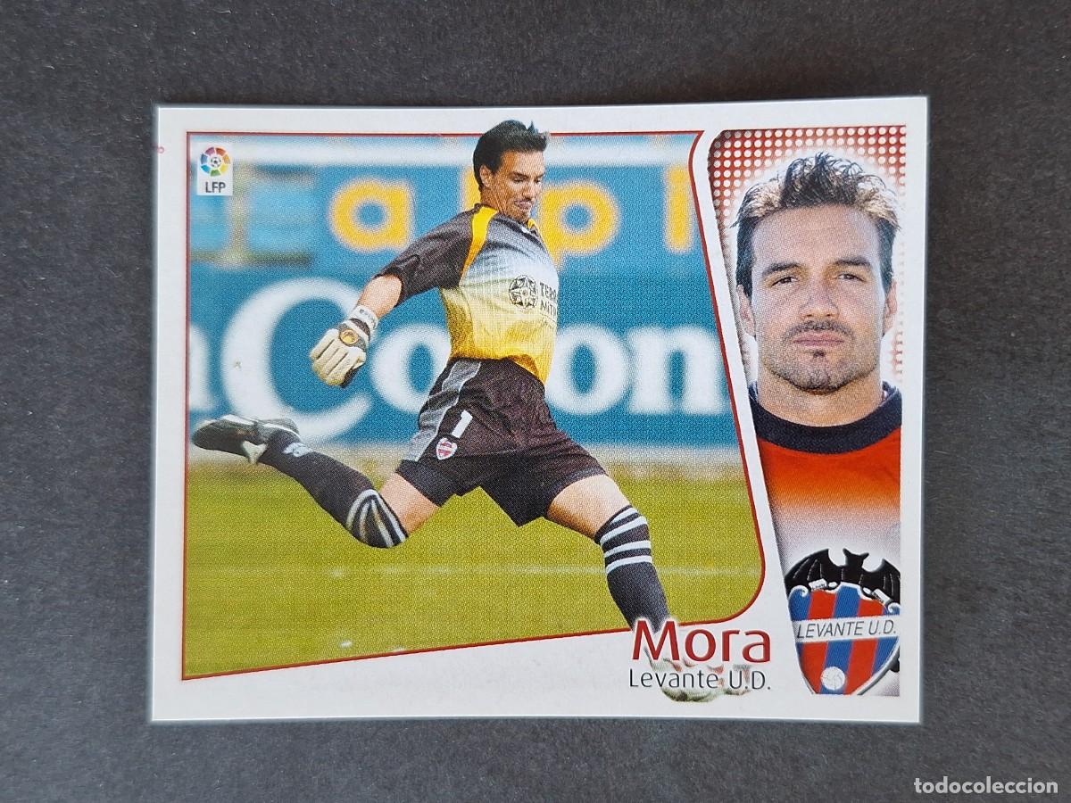 Cromos de f&uacute;tbol: L5 MORA LEVANTE U. D. LIGA ESTE 2004 2005 04 05 NUNCA PEGADO SIN PEGAR
