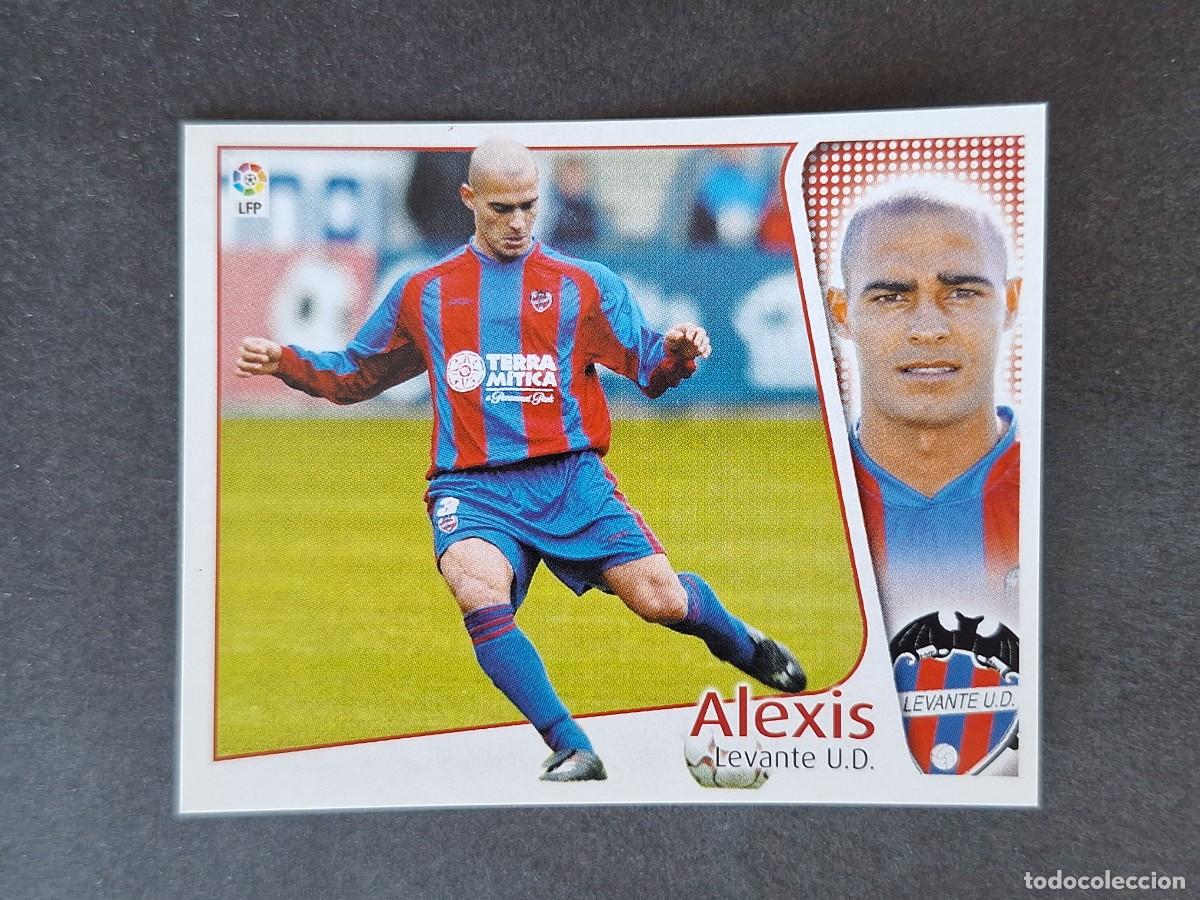 Cromos de f&uacute;tbol: L5 ALEXIS LEVANTE U. D. LIGA ESTE 2004 2005 04 05 NUNCA PEGADO SIN PEGAR