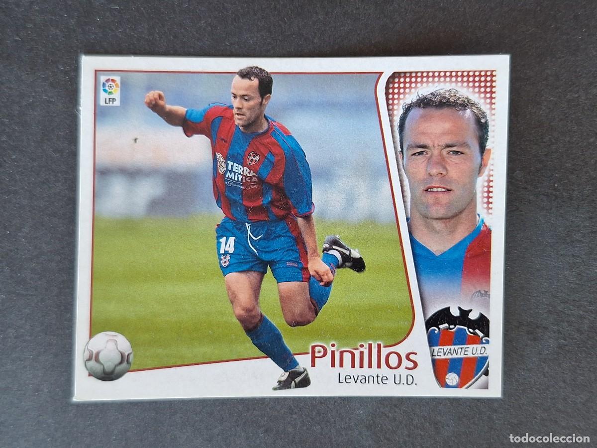 Cromos de f&uacute;tbol: L5 PINILLOS LEVANTE U. D. LIGA ESTE 2004 2005 04 05 NUNCA PEGADO SIN PEGAR