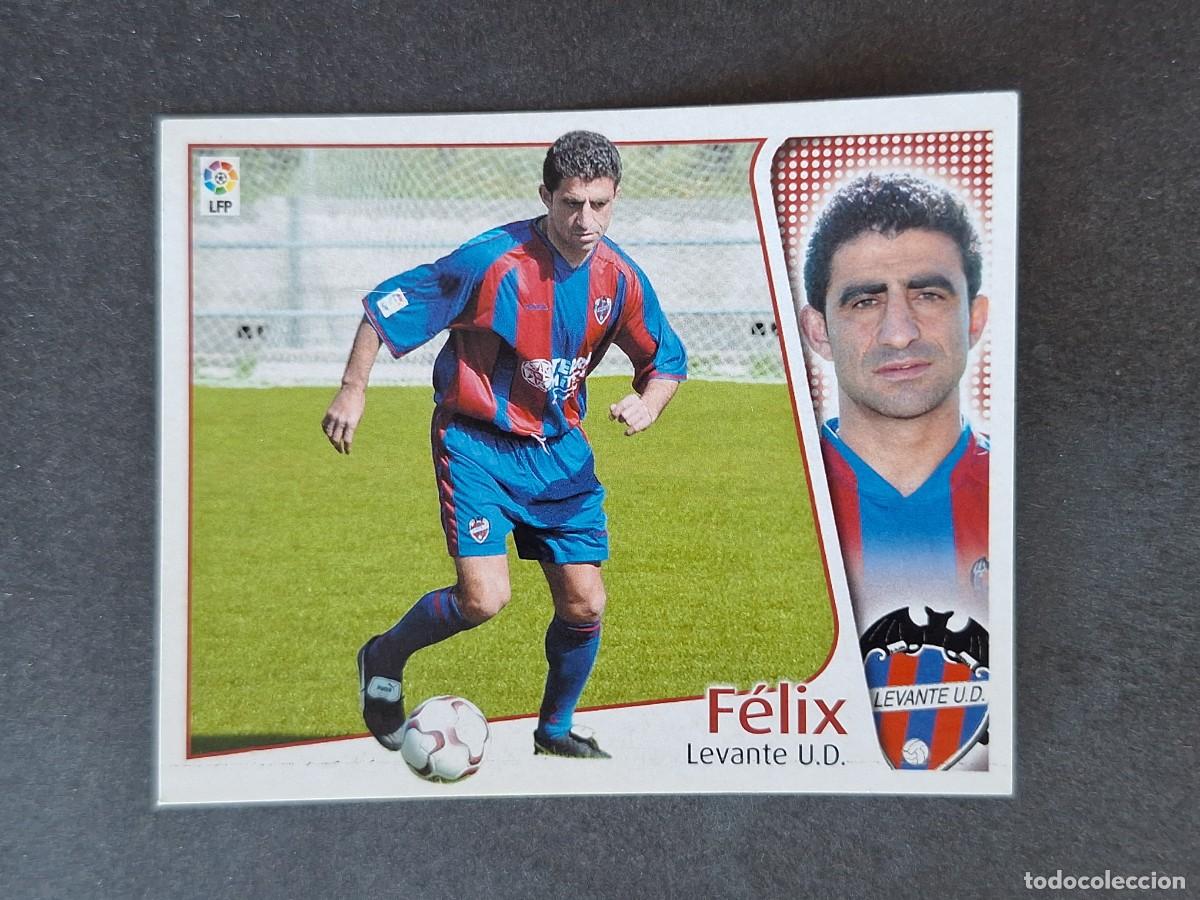 Cromos de f&uacute;tbol: L5 FELIX LEVANTE U. D. LIGA ESTE 2004 2005 04 05 NUNCA PEGADO SIN PEGAR