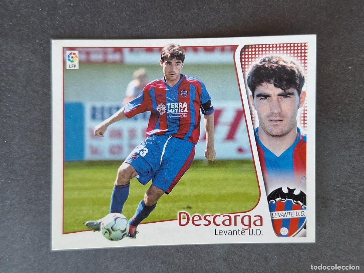 Cromos de f&uacute;tbol: L5 DESCARGA LEVANTE U. D. LIGA ESTE 2004 2005 04 05 NUNCA PEGADO SIN PEGAR