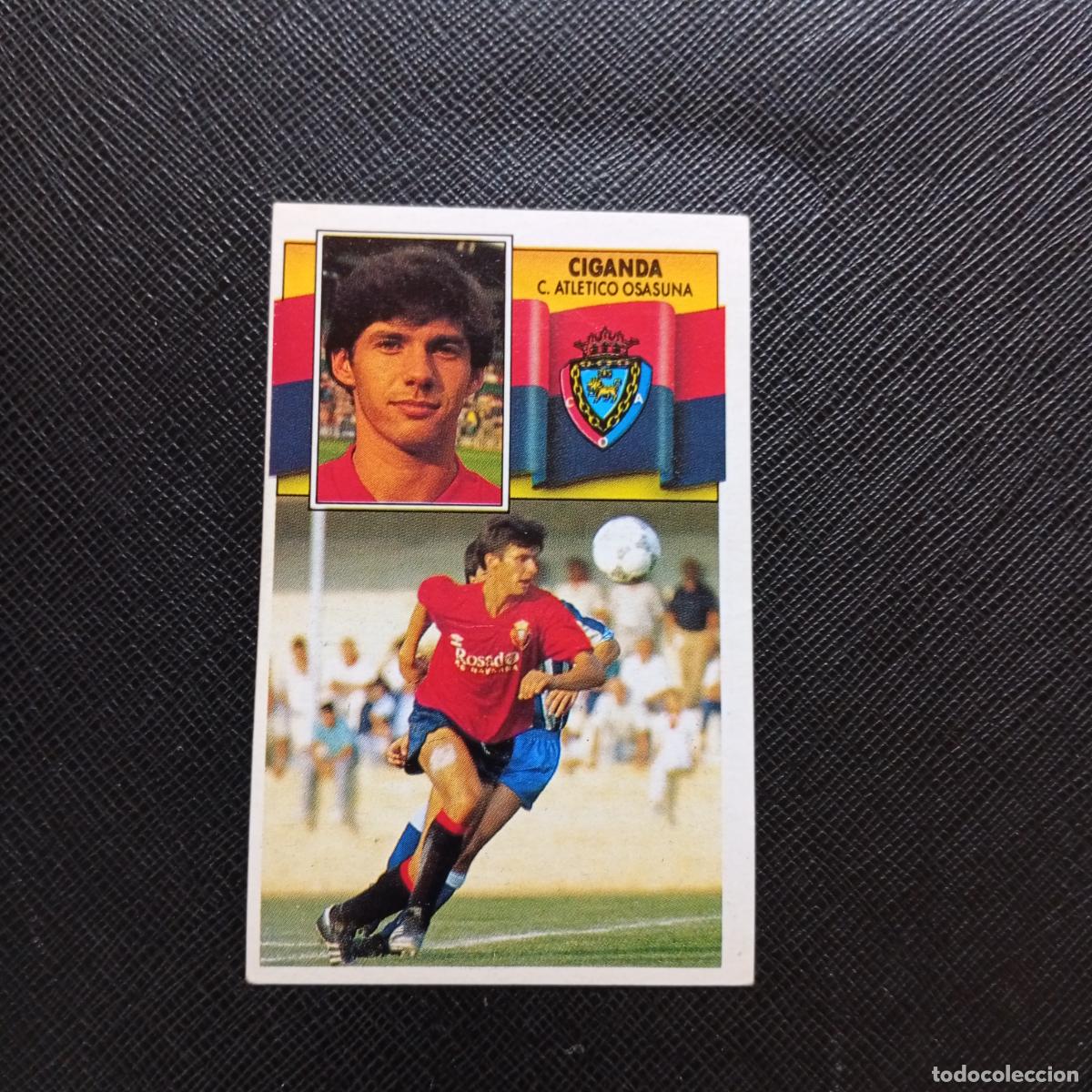 Cromos de f&uacute;tbol: CIGANDA OSASUNA ESTE 1990 1991 CROMO FUTBOL LIGA 90 91 - SIN PEGAR - A37 PG451