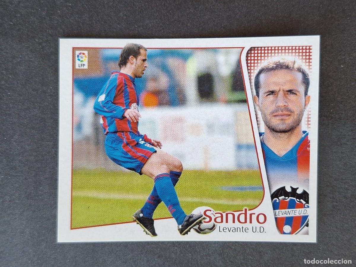 Cromos de f&uacute;tbol: L5 SANDRO LEVANTE U. D. LIGA ESTE 2004 2005 04 05 NUNCA PEGADO SIN PEGAR