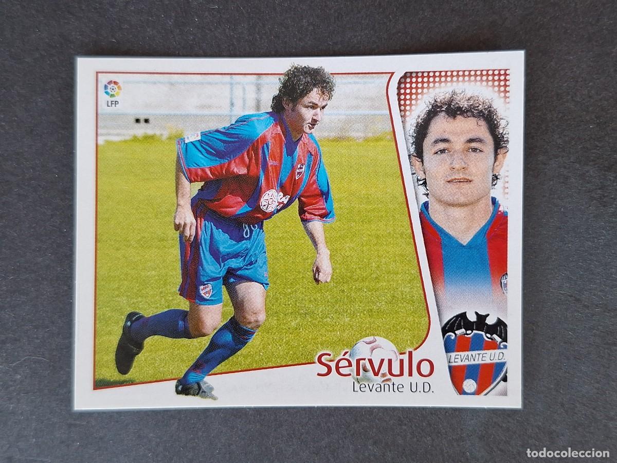 Cromos de f&uacute;tbol: L5 SERVULO LEVANTE U. D. LIGA ESTE 2004 2005 04 05 NUNCA PEGADO SIN PEGAR