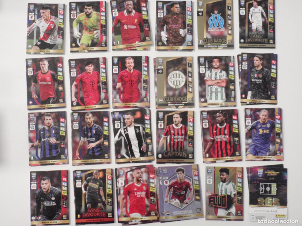 Cromos de f&uacute;tbol: Lote cromos 134 fichas f&uacute;tbol diferentes. ADRENALYN XL FIFA 365 2024 2025 TRADING CARDS 24 25