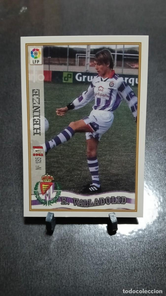 Cromos de f&uacute;tbol: Mundicromo 97 98 1997 1998 Valladolid 135 Heinze Ultima Hora