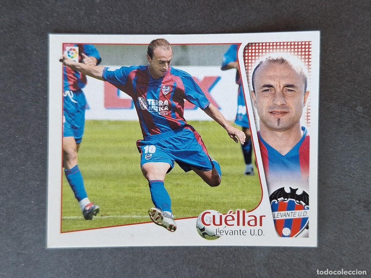 Cromos de f&uacute;tbol: L5 CUELLAR LEVANTE U. D. LIGA ESTE 2004 2005 04 05 NUNCA PEGADO SIN PEGAR
