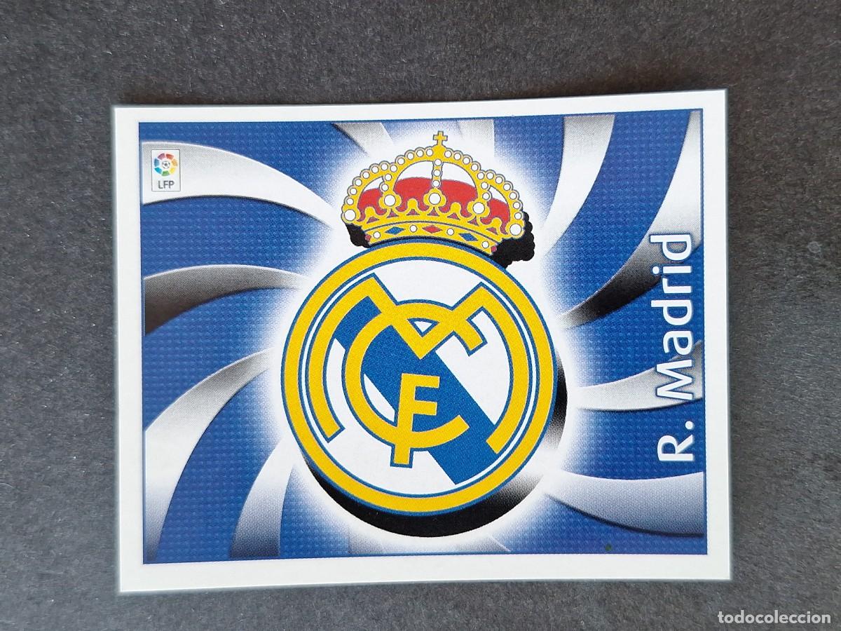 Cromos de f&uacute;tbol: L5 ESCUDO REAL MADRID LIGA ESTE 2004 2005 04 05 NUNCA PEGADO SIN PEGAR