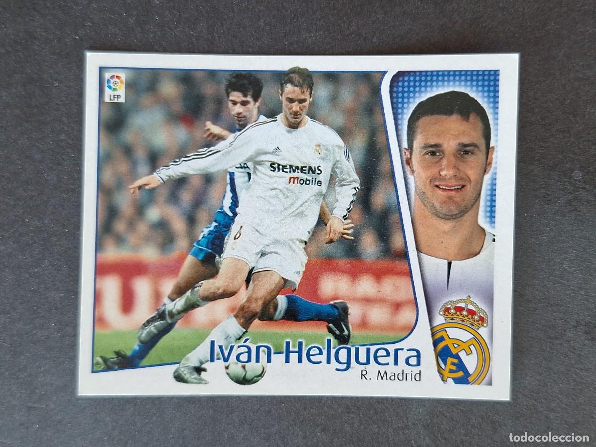 Cromos de f&uacute;tbol: L5 IVAN HELGUERA REAL MADRID LIGA ESTE 2004 2005 04 05 NUNCA PEGADO SIN PEGAR