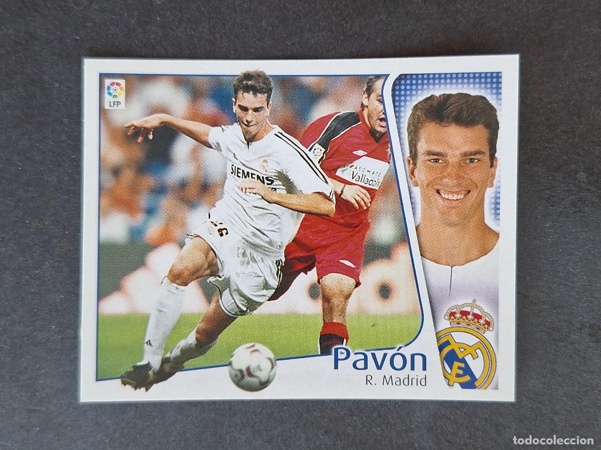 Cromos de f&uacute;tbol: L5 PAVON REAL MADRID LIGA ESTE 2004 2005 04 05 NUNCA PEGADO SIN PEGAR