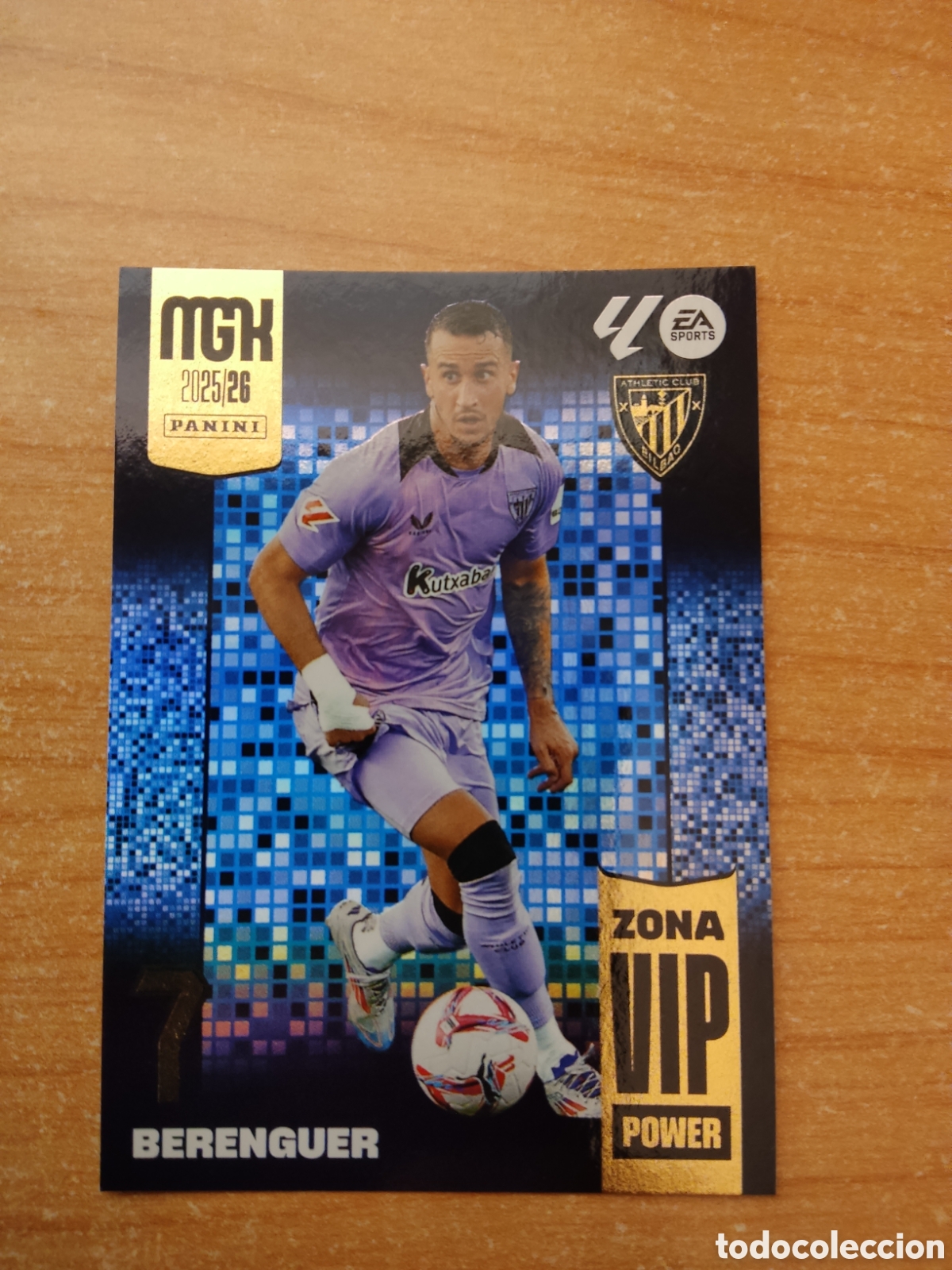 Cromos de f&uacute;tbol: 390 BERENGUER ZONA VIP POWER ATHLETIC CLUB MEGACRACKS 2025 2026