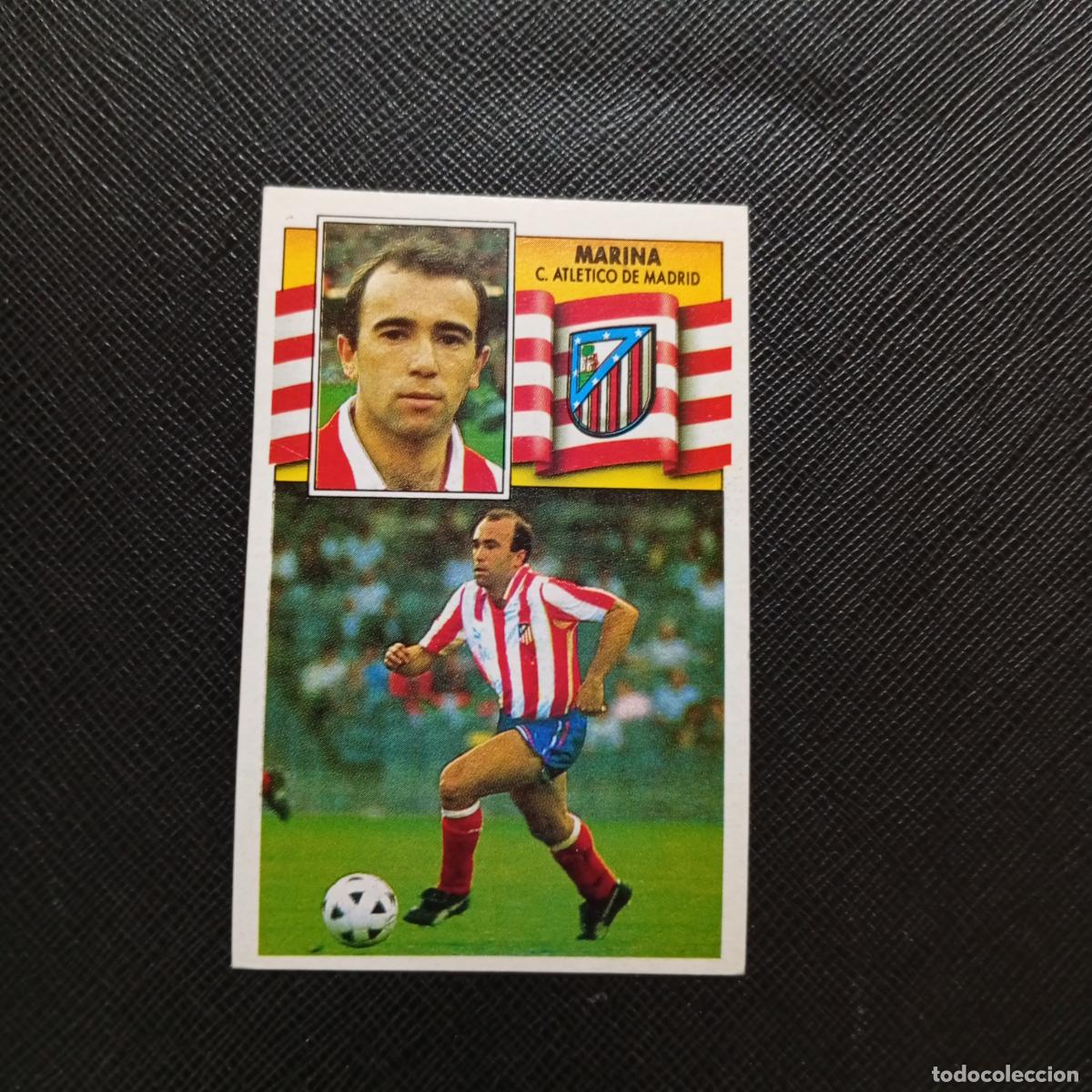 Cromos de f&uacute;tbol: MARINA AT MADRID ESTE 1990 1991 CROMO FUTBOL LIGA 90 91 - SIN PEGAR - A37 PG451 BAJA