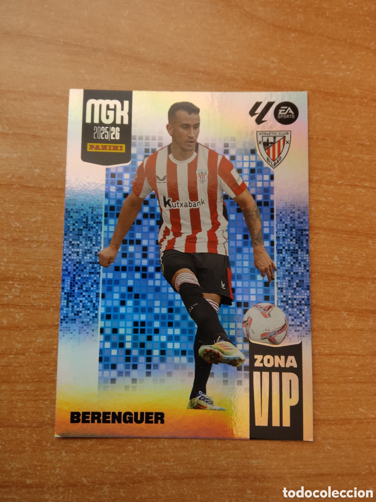 Cromos de f&uacute;tbol: 390 BERENGUER ZONA VIP ATHLETIC CLUB MEGACRACKS 2025 2026