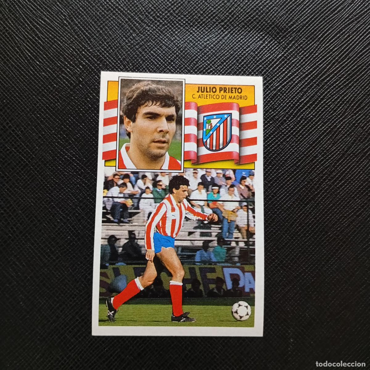 Cromos de f&uacute;tbol: JULIO PRIETO AT MADRID ESTE 1990 1991 CROMO FUTBOL LIGA 90 91 - SIN PEGAR - A37 PG451